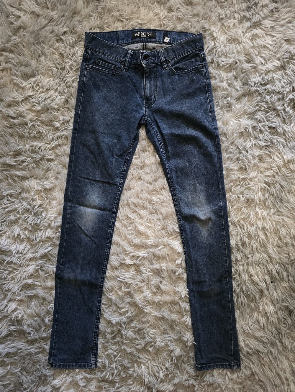 XXX Rude Dark Blue Skinny Jeans - Size 26/32
